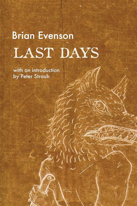 Brian Evenson Peter Straub