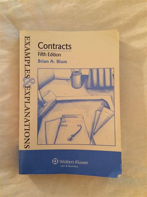 Read Online Brian A Blum Contracts 5Th Edition 