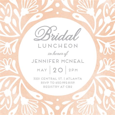 Bridal Luncheon Invitations Minted
