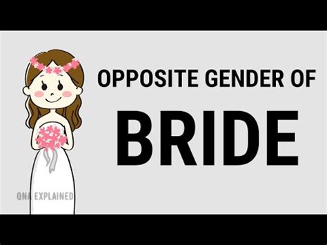Bride Opposite Gender
