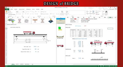 Bridge Design Excel