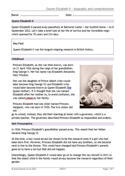 bridge queen elizabeth 2 biography ks2