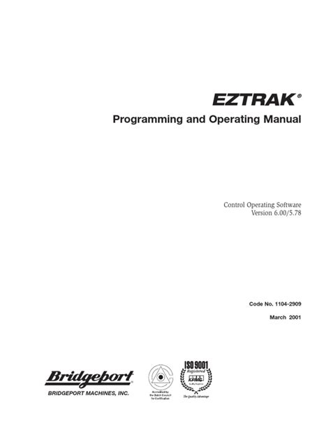 Read Bridgeport Ez Trak Programming Manual File Type Pdf 