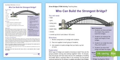 Bridges Second Grade Teaching Resources Teachers Pay Teachers Bridges Worksheet 2nd Grade - Bridges Worksheet 2nd Grade