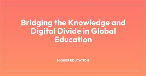 Bridging The Knowledge And Digital Divides Malaysia