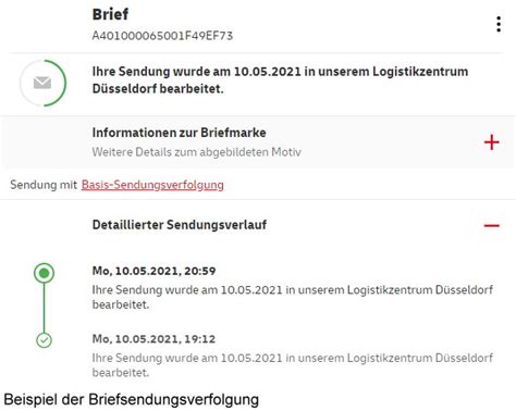 Briefstatus