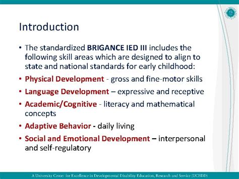 Brigance Inventory Of Early Development Scoring