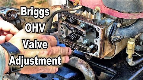 briggs intek valve clearance