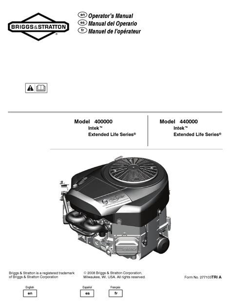 Read Online Briggs And Stratton Intek 190 Manual File Type Pdf 