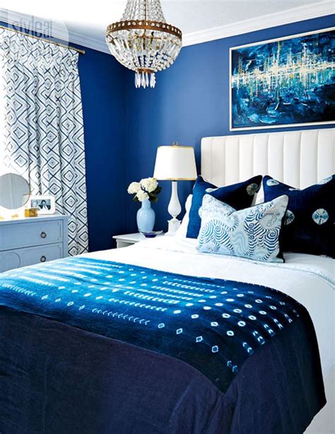 Bright Blue Bedroom