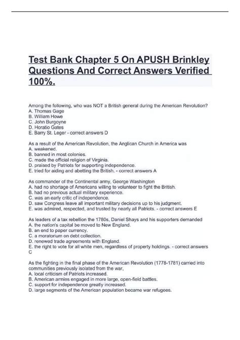 brinkley apush study guide answers