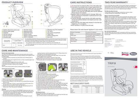 Read Online Britax Renaissance Car Seat Manual Instructions 