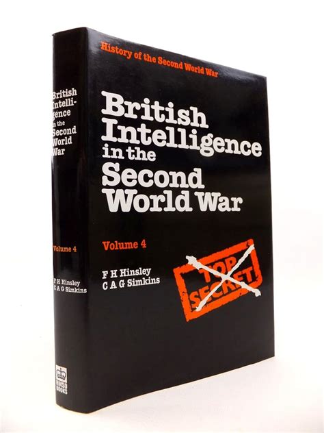British Intelligence In The Second World War