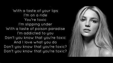 Britney Spears Toxic Lyrics