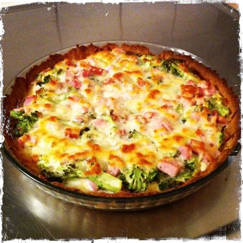 broccoli  samt skinkpaj recept