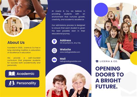 Brochure Example For Students