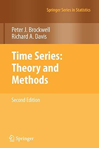 Read Brockwell Davis Time Series Theory And Methods 