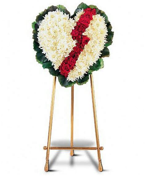 Broken Heart Funeral Flowers Yonkers Florist Broken Heart Funeral Flowers - Broken Heart Funeral Flowers
