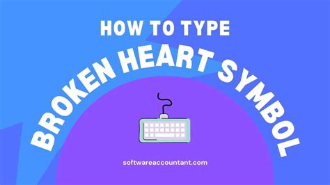 broken heart keyboard copy and paste