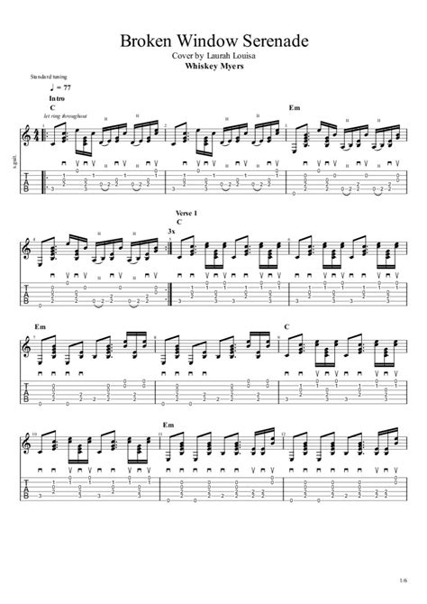 Broken Window Serenade Chords