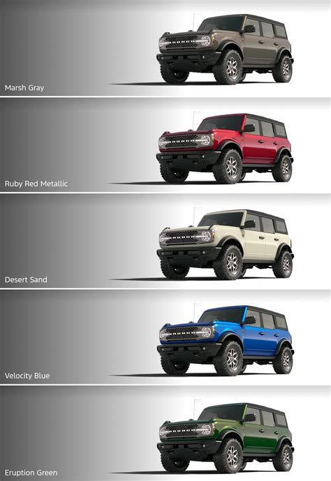 bronco colors