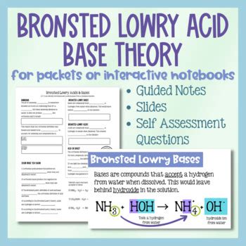 Read Bronsted Lowry Acid And Base Guided Answer 