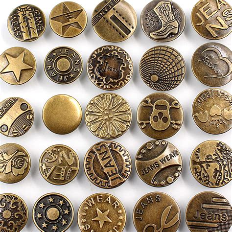 bronze buttons