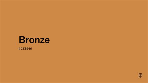 bronze color code
