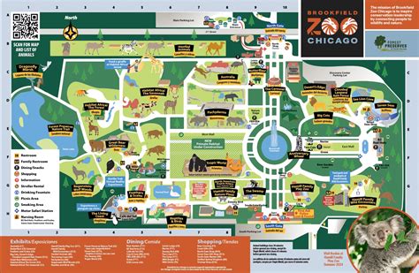 Brookfield Zoo Map