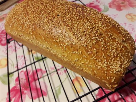 brot selber backen mit sesam