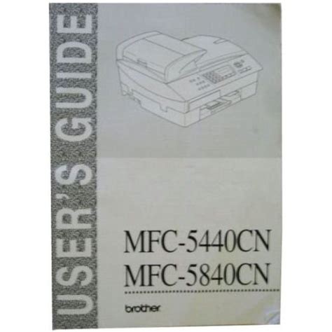 Read Brother Mfc 5840Cn User Guide 