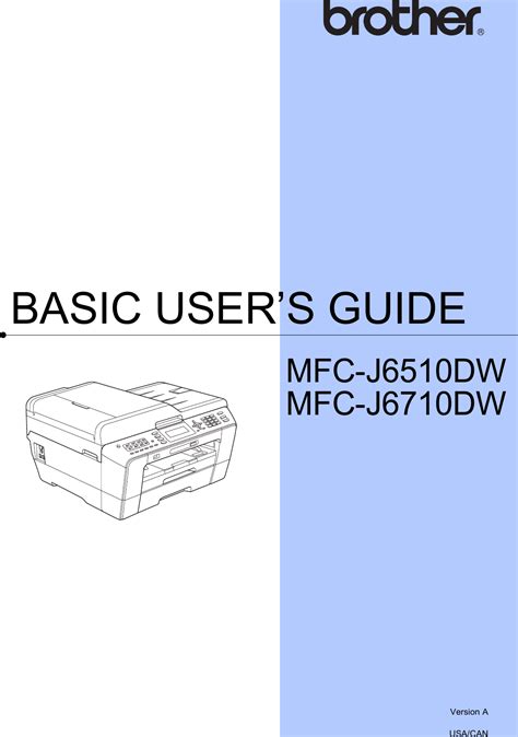 Read Brother Mfc J6710Dw Network User Guide 