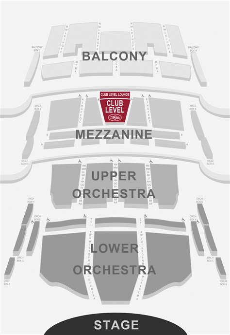 Broward Theatre Seating Chart
