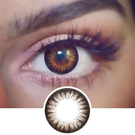 brown colored contacts