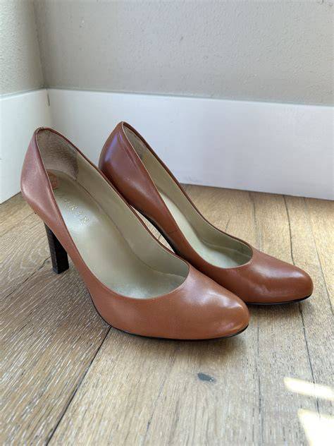 brown nude heels