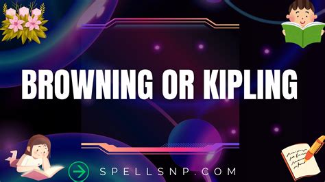 Browning Or Kipling