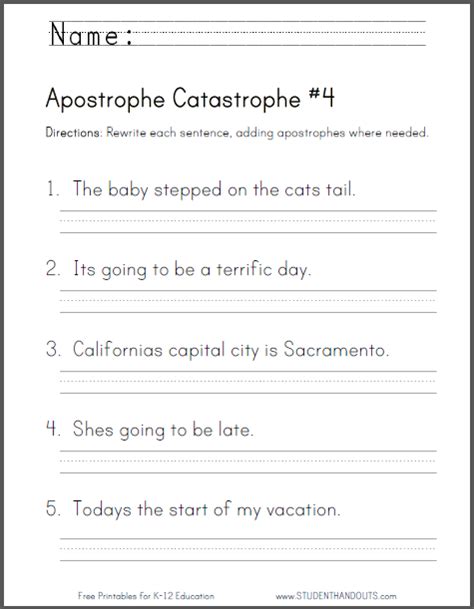 Browse 2nd Grade Apostrophe Educational Resources Education Com Apostrophe Worksheet Second Grade - Apostrophe Worksheet Second Grade