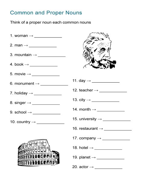 Browse Printable 8th Grade Proper Noun Worksheets Education Nouns Eightn Grade Worksheet - Nouns Eightn Grade Worksheet