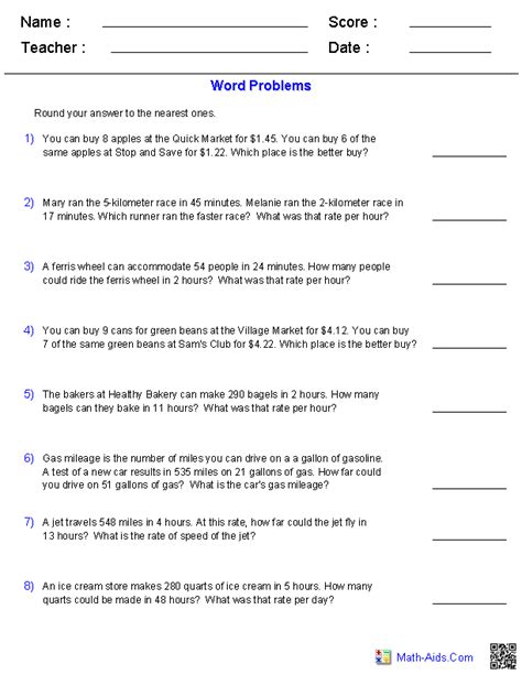 Browse Printable 8th Grade Ratios And Proportional Relationship Ratio Table Worksheet 8th Grade - Ratio Table Worksheet 8th Grade