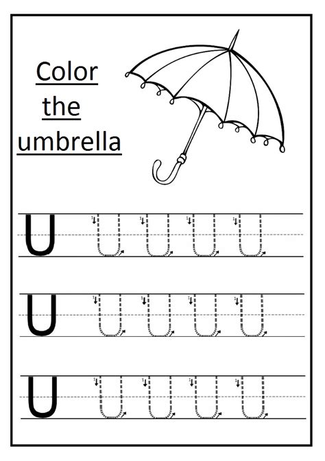 Browse Printable Preschool The Letter U Worksheets Letter U Preschool Worksheets - Letter U Preschool Worksheets