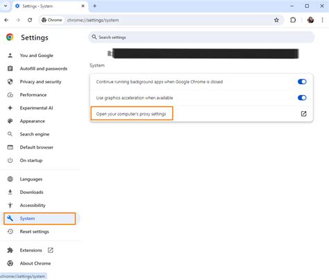 browser proxy settings chrome