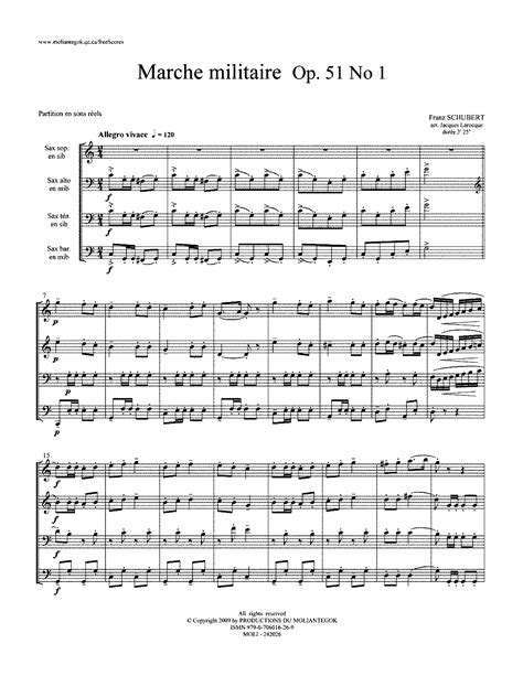 Bruit De Marche Militaire By Schubert