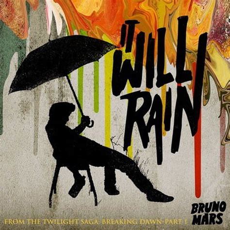 Bruno Mars Album Cover It Will Rain