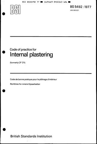 Bs 5492 Internal Plastering Pdf Storage Googleapis