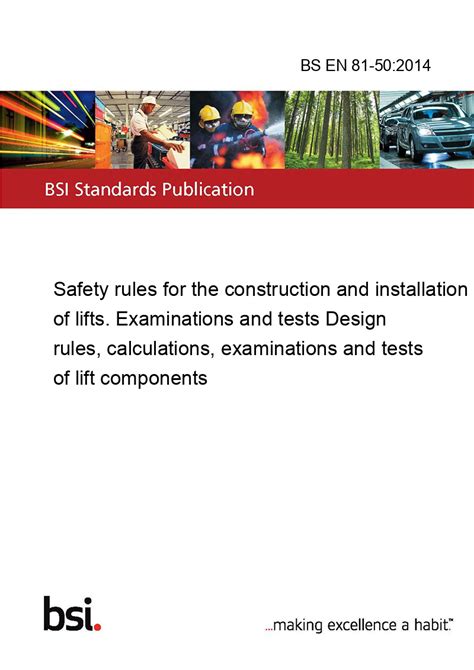 Bs En 81 50 2014 Bsi Standards