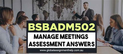 Download Bsbadm502 Manage Meetings Assessment Answers 