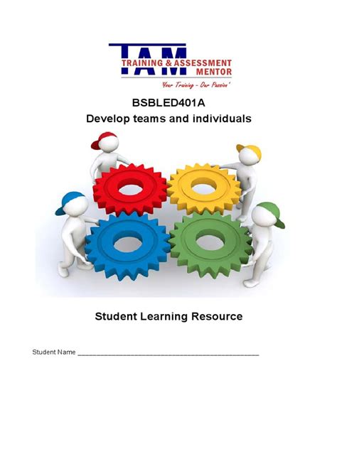 Bsbled401a Develop Teams And Individuals Answers