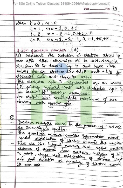Bsc 2nd Year Chemistry Notes In Hindi