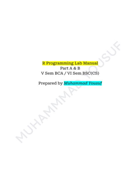 Read Online Bsc 3Rd Year 5Th Sem Lab Manual 
