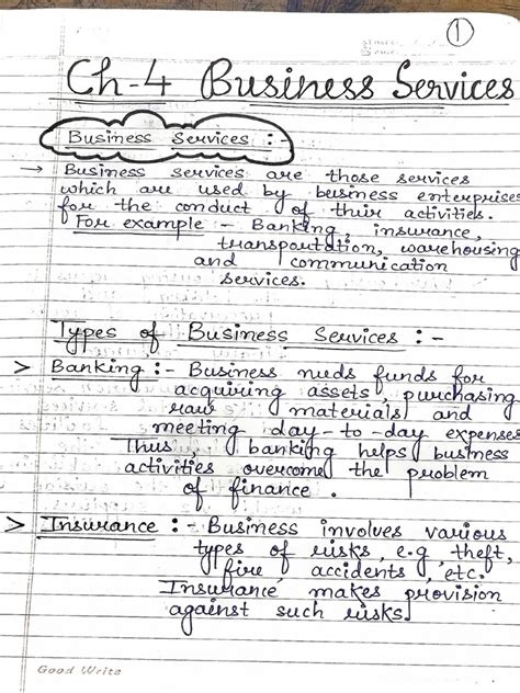 Bst Class 11 Notes